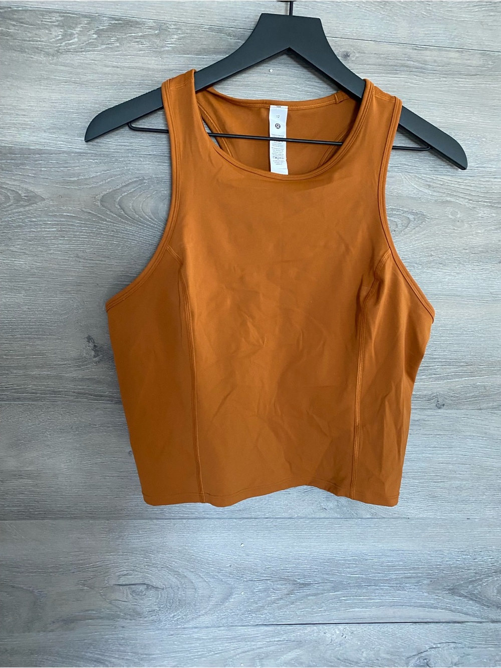 Lululemon Nulux Racerback Cropped Run Tank